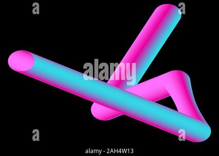 Eine abstrakte 3d-Hintergrundbild. Stockfoto