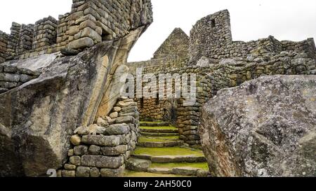 Condor Tempel, Machu Picchu in Peru Stockfoto