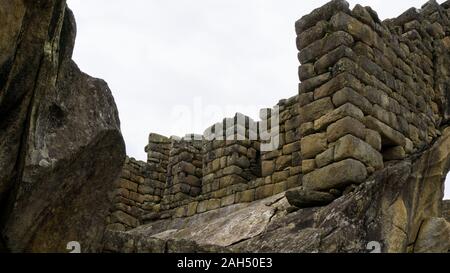 Condor Tempel, Machu Picchu in Peru Stockfoto