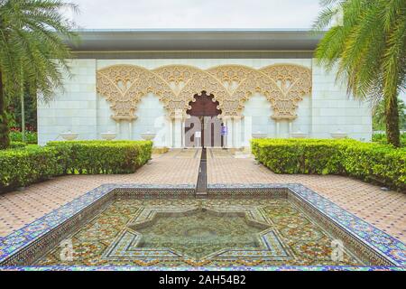 Die Astaka Marokko Reiseziele marokkanische Architektur in Putrajaya, Malaysia. Stockfoto