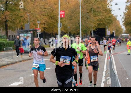 Der Marathon in Amsterdam Die Niederlande 2019 Stockfoto
