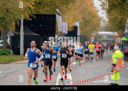 Der Marathon in Amsterdam Die Niederlande 2019 Stockfoto