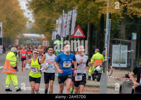 Der Marathon in Amsterdam Die Niederlande 2019 Stockfoto