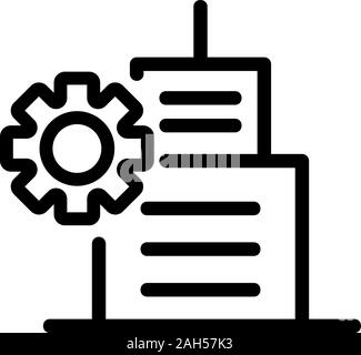 Smart house Symbol Vektor. Isolierte Kontur symbol Abbildung Stock Vektor