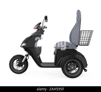 Mobilität scooter Isoliert Stockfoto