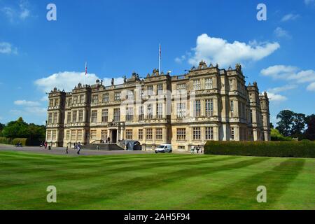 Longleat House, Longleat Safari Park, Warminster, Wiltshire, England, Großbritannien Stockfoto