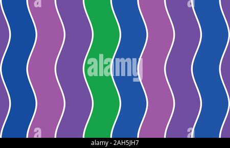 Rainbow lines bunten Hintergrund, Illustration. Abstrakte farbenfrohe Hintergrund. Wave flüssigen Form. Stock Vektor