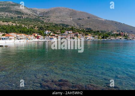 Agia Efimia Dorf auf der Insel Kefalonia Stockfoto