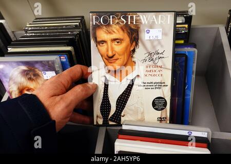 DVD-Box: Rod Stewart - Es Musste Dich sein: Das Great American Songbook Stockfoto