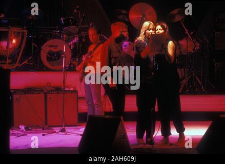 Abba in Rehearsal in Stockholm 1979 Stockfoto
