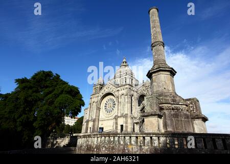 Santa Luzia Basilika am Monte de Santa Luzia, Viana do Castelo, Provinz Minho, Nordportugal Stockfoto