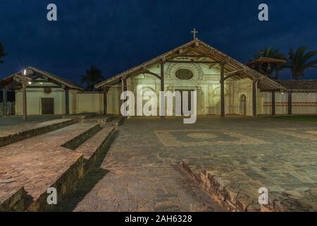 Jesuiten Templo oder die Kirche von San Javier oder San Xavier Jesuitenmission, Jesuit, UNESCO-Weltkulturerbe, Esastern Tiefland, Bolovia, Lateinamerika Stockfoto