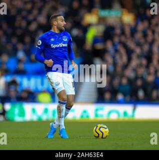 21. Dezember 2019, Goodison Park, Liverpool, England; Premier League, Everton v Arsenal: Cenk Tosun (14) von Everton Credit: Conor Molloy/News Bilder Stockfoto