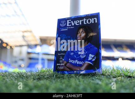 21. Dezember 2019, Goodison Park, Liverpool, England; Premier League, Everton v Arsenal: Spieltag Programm Credit: Conor Molloy/News Bilder Stockfoto