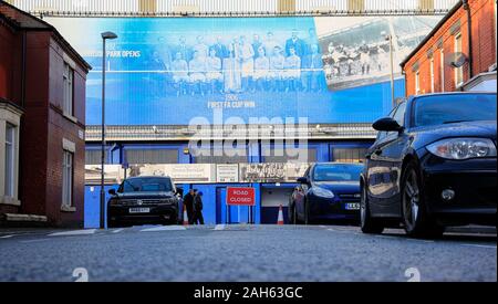 21. Dezember 2019, Goodison Park, Liverpool, England; Premier League, Everton v Arsenal: Die Straßen rund um die Goodison Park Credit: Conor Molloy/News Bilder Stockfoto