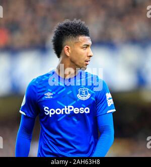 21. Dezember 2019, Goodison Park, Liverpool, England; Premier League, Everton v Arsenal: Maurer Holgate (2) der FC Everton Credit: Conor Molloy/News Bilder Stockfoto