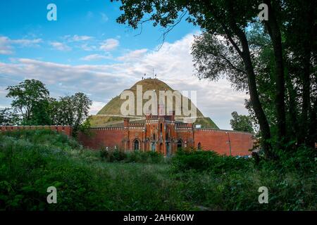 Historische Kościuszko Damm, Krakau, Polen Stockfoto