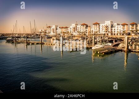 Marina in Agadir, Marokko Stockfoto