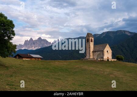 Kirche St. Jakob, Südtirol. Stockfoto