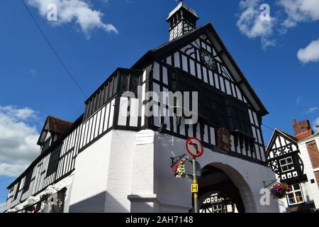 Bridgnorth Rathaus, Bridgnorth Altstadt, Bridgnorth High Town, Shropshire, Großbritannien Stockfoto