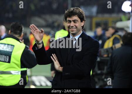 Mailand, Italien, 30. Oktober 2010, 'G.' Meazza San Siro Stadion, Campionato di Calcio Seria A 2010/2011, AC Mailand - Juventus FC Juventus Turin: Der Präsident Stockfoto