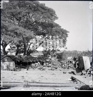 Nigeria, Ruel Sammlung: BanyangIbadan: Markt 15/03/1954 15/03/1954. 2012/001/6/7/E2. Stockfoto