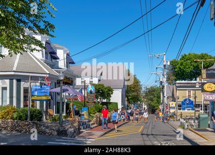 White Wind Inn on Commercial Street (die Hauptstraße), Provincetown, Cape Cod, Massachusetts, USA Stockfoto