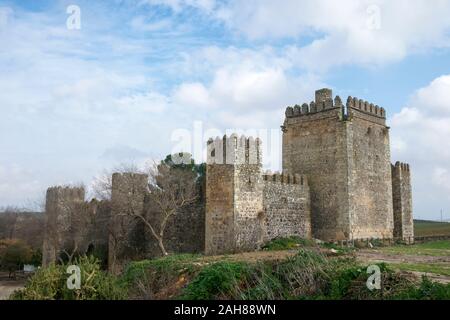 Schloss von Las Aguzaderas in der Gemeinde El Coronil, Sevilla Stockfoto