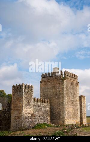 Schloss von Las Aguzaderas in der Gemeinde El Coronil, Sevilla Stockfoto