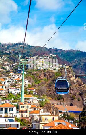 Seilbahn von Funchal, Madeira, Portugal Stockfoto