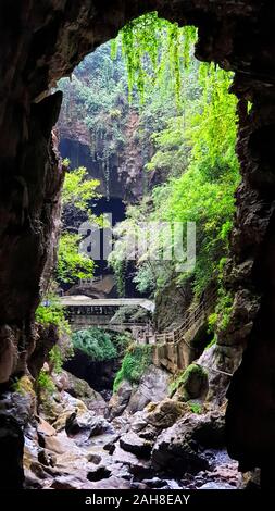 Bei Kunking jiuxiang Scenic Area, Provinz Yunnan, China Stockfoto