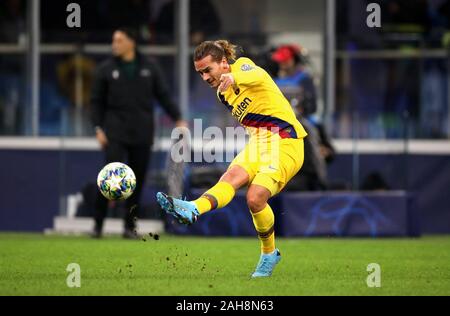 Mailand, ITALIEN - 10. Dezember 2019: Antoine Griezmann im Einsatz während der UEFA Champions League 2019/2020 INTER gegen BARCELONA im San Siro Stadium. Stockfoto