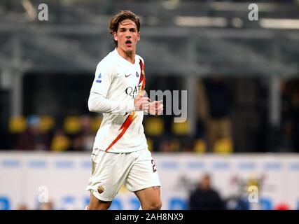 Mailand, ITALIEN - 06. Dezember 2019: Nicoloò Zaniolo blickt auf die Serie A 2019/2020 INTER V ROMA im San Siro Stadium. Stockfoto