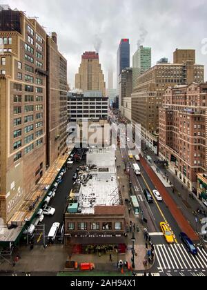 New York City - Dec 13, 2019: The New Yorker Hotel eines der berühmtesten Hotels in New York, auf der 8th Avenue in Midtown Manhattan. Stockfoto