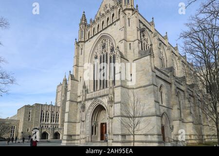 PRINCETON, NJ - Dezember 26, 2019: US News und World Report hat Princeton als beste Hochschule in den Vereinigten Staaten geordnet, Harvard schlagen mit Wh Stockfoto