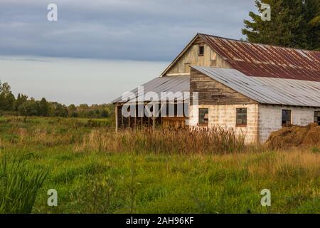 Hobby Farm im Norden von Wisconsin. Stockfoto