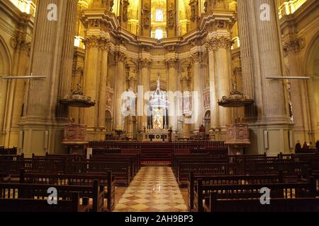 Die Kapelle in der Kathedrale Unserer Lieben Frau von der Menschwerdung/' die Kathedrale im Stadtzentrum Malaga Costa del Sol Andalusien Spanien