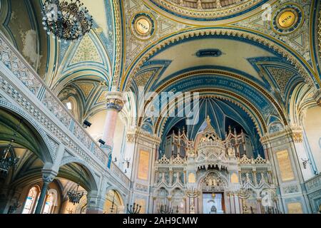 Szeged, Ungarn - Juli 19, 2019: in Szeged Synagoge Stockfoto