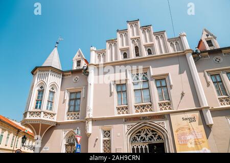 Szeged, Ungarn - 19. Juli 2019: Fekete haz Museum Stockfoto