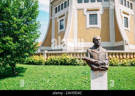 Szeged, Ungarn - 19. Juli 2019: Viztorony Water Tower Square Stockfoto