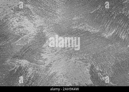 Textur von grau oder silber Dekorativen Putz oder Beton