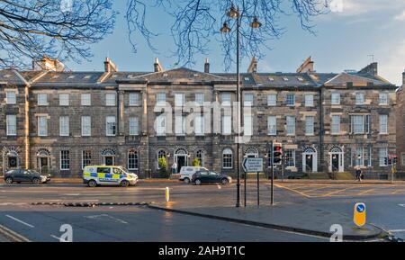 EDINBURGH, Schottland von den KIMPTON HOTEL IN CHARLOTTE SQUARE georgianischen Häusern ein UNESCO-WELTERBE UND EIN TEIL DER NEUEN STADT Stockfoto