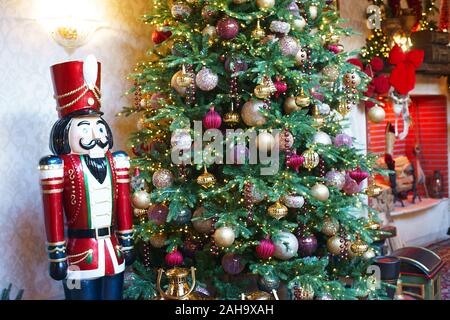 Valle del Natale - Santa Claus Dorf in Torre Del greco, Neapel, italien Stockfoto