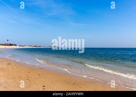 Hörnum, Sylt, Strand, Meer, Himmel, Horizont, Deutschland Stockfoto