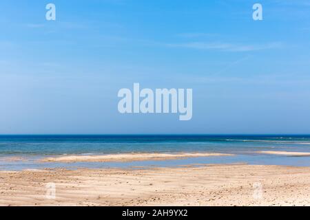 Strand, Meer, Himmel, Horizont, Hörnum Odde, Sylt Stockfoto