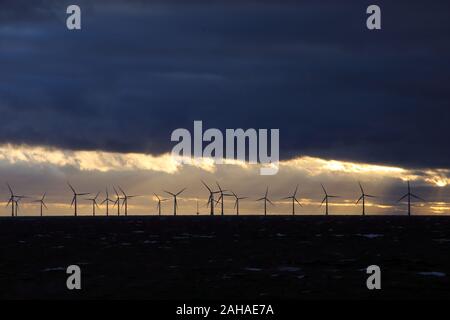 15.04.2017, Rügen, Mecklenburg-Vorpommern, Deutschland - Offshore-Windpark Baltic 2 in der Ostsee. 00 S 170415 D 064 CAROEX.JPG [MODEL RELEASE: NEIN Stockfoto