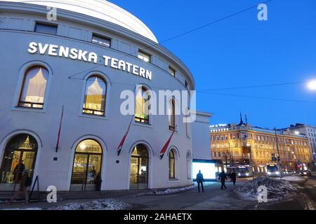 01.03.2018, Helsinki, Finnland - das Schwedische Theater. 00 S 180301 D 233 CAROEX.JPG [MODEL RELEASE: NEIN PROPERTY RELEASE: NEIN (c) Caro images/Sorge, http: Stockfoto