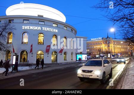 01.03.2018, Helsinki, Finnland - das Schwedische Theater. 00 S 180301 D 235 CAROEX.JPG [MODEL RELEASE: NEIN PROPERTY RELEASE: NEIN (c) Caro images/Sorge, http: Stockfoto