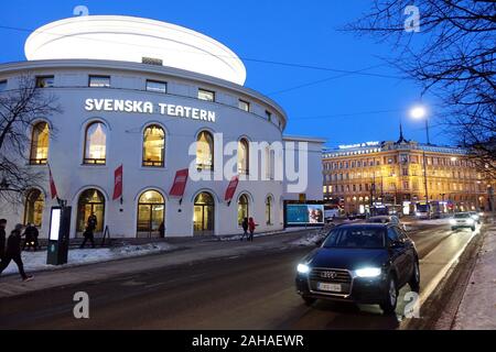 01.03.2018, Helsinki, Finnland - Das schwedische Theater. 00 S 180301 D 234 CAROEX.JPG [MODEL RELEASE: NEIN PROPERTY RELEASE: NEIN (c) Caro images/Sorge, http: Stockfoto