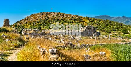 Antike Stadt Xanthos in der Türkei Stockfoto